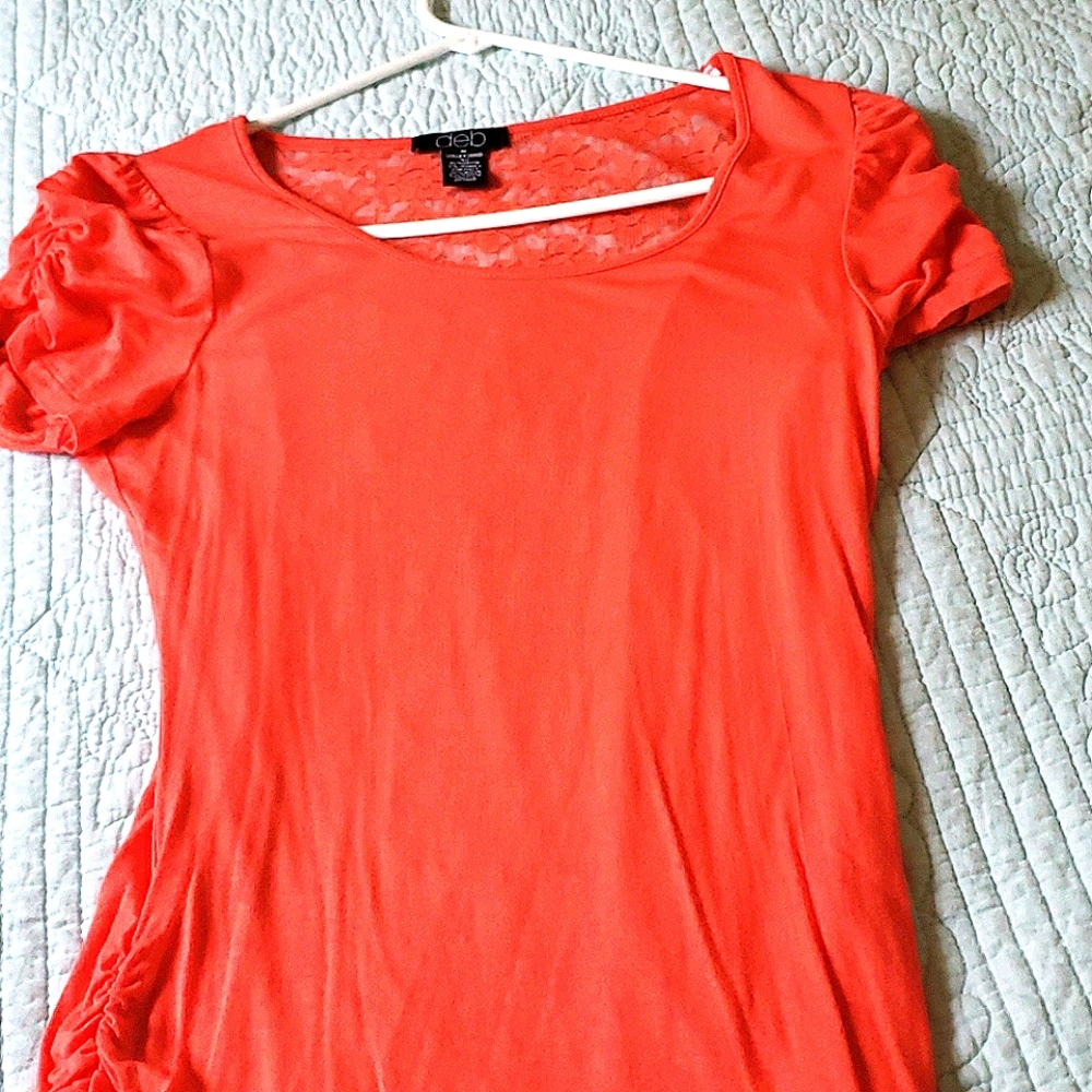 Orange blouse